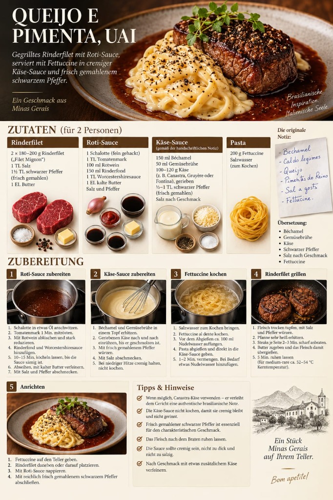 Full illustrated recipe card with ingredient layout and preparation steps